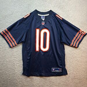 NFL Pro Line Mitchell Trubisky Chicago Bears Jersey Mens Large Navy #10 Football